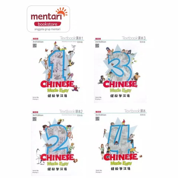 

TERBARU Buku Mandarin SMP - Chinese Made Easy (3rd Edition) HOT SALE!