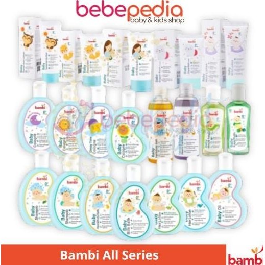 

BARU BAMBI BABY CARE COLOGNE / COMPACT POWDER / HAIR LOTION