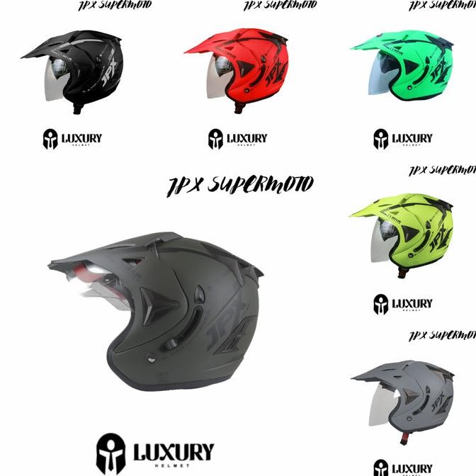 Helm JPX Supermoto - Solid .