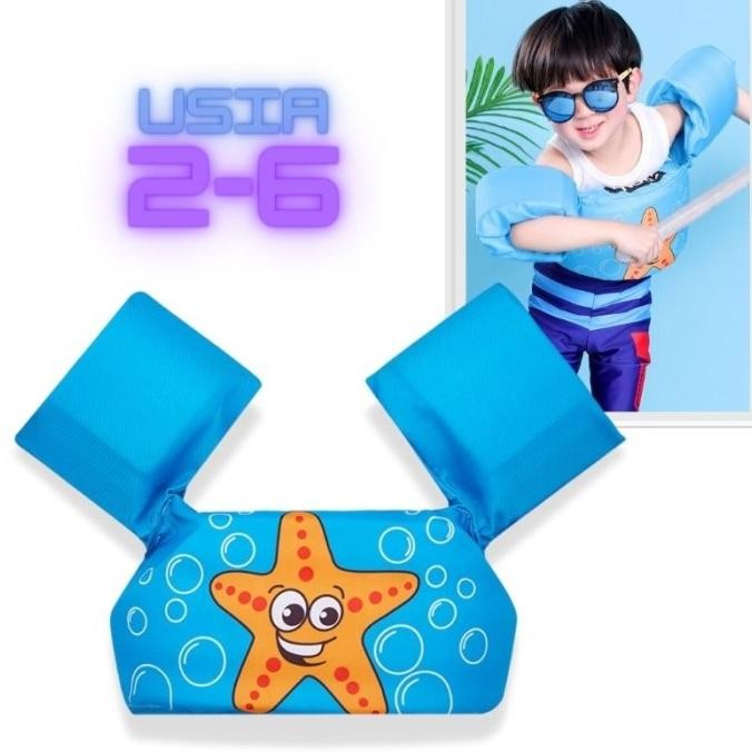 Pelampung Rompi Renang Anak Usia 2 - 6 Tahun Swimming Vest Termurah