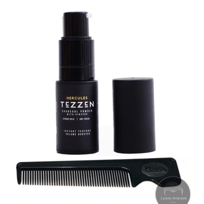 

BARU TEZZEN HERCULES CHARCOAL HAIR STYLING POWDER FREE WIDE TOOTH COMB
