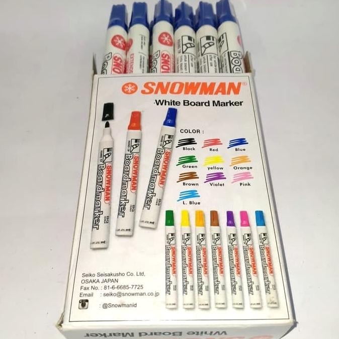 

Spidol Whiteboard Biru isi 12 pcs Termurah