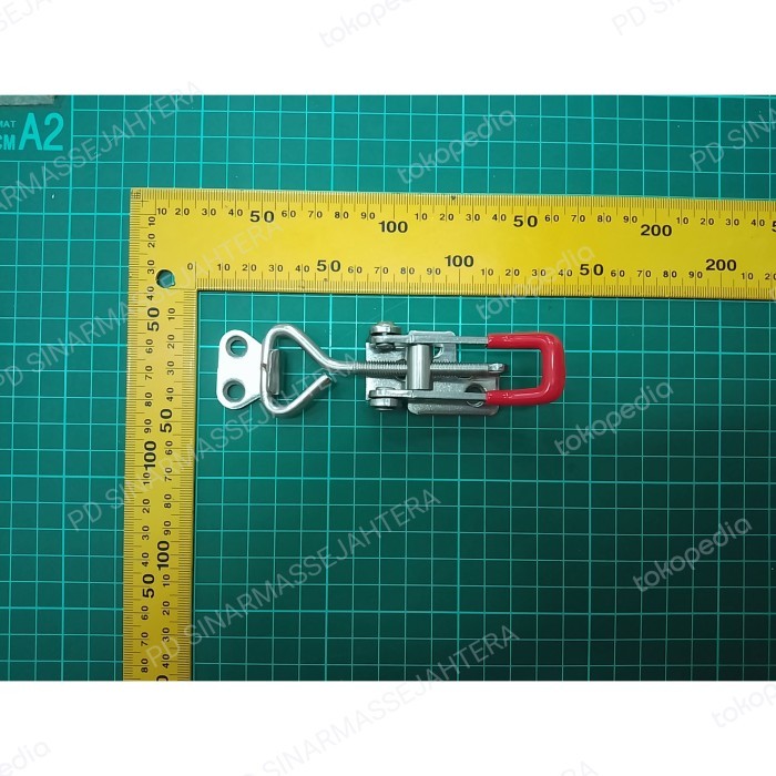 READY TOGGLE LATCH GH-4002-SS ADJUSTABLE STAINLESS BESAR CLAMP MOBIL JEEP