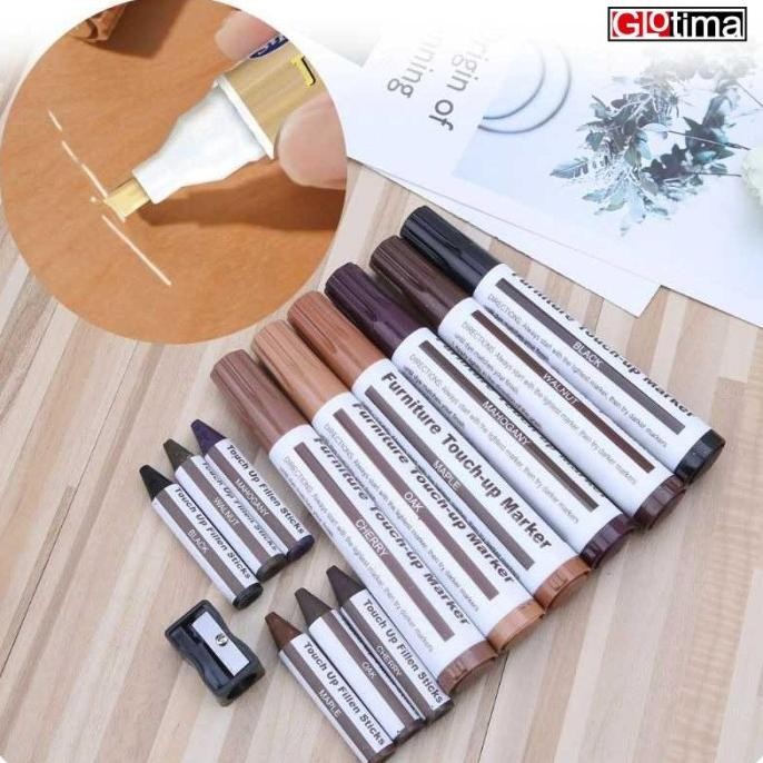 

Set Spidol Pewarna Kayu Wood Repair Sticks Marker 12 PCS YL228 Termurah
