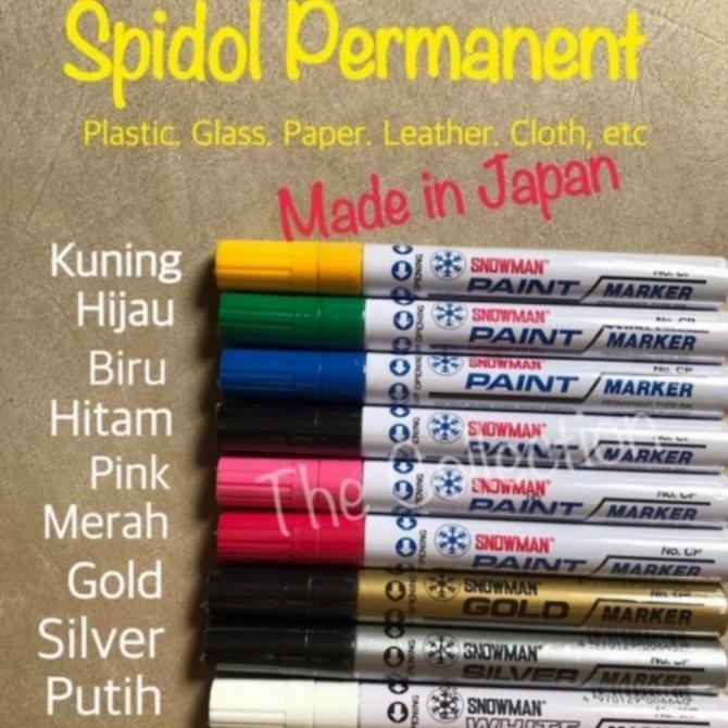 

Spidol Paint Marker Snowman White Sebox (12Pcs Termurah