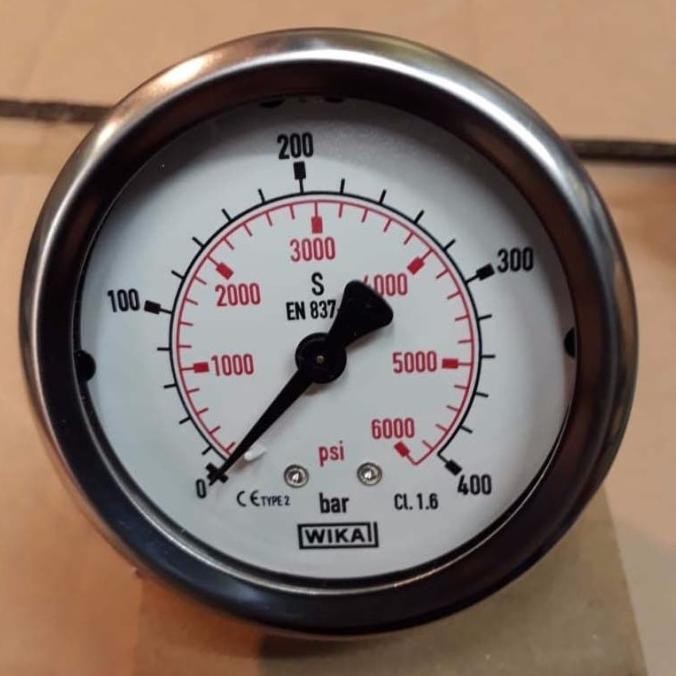 Pressure Gauge Wika 2.5" Manometer Model Payung Bar / Psi