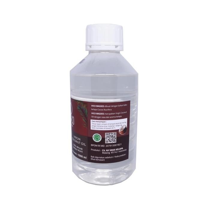 

Terlaris Vico Bagoes Vco Virgin Coconut Oil, Minyak Kelapa 1 Liter Ready Stok