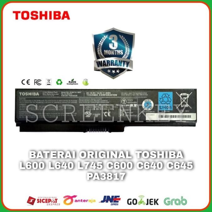 Baterai Batrai Toshiba Satellite P740 P740D P745 P745D P750 P750D Terlaris
