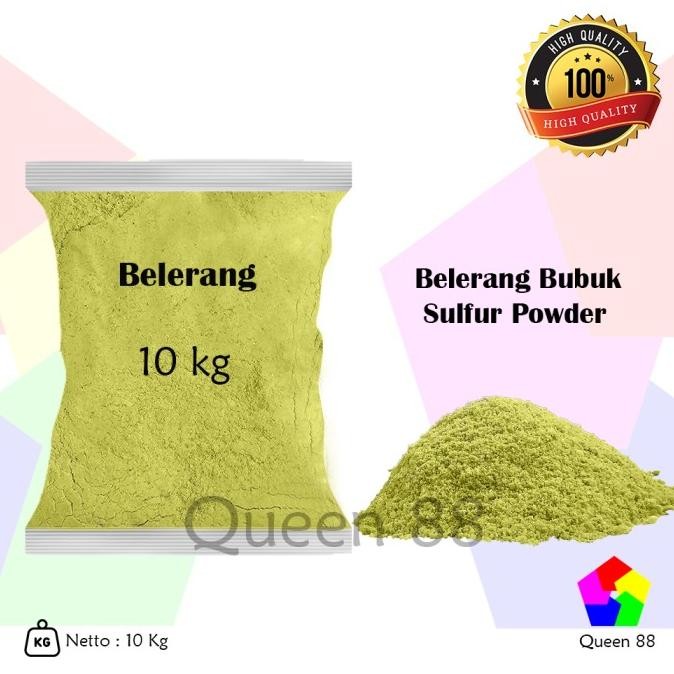 

BARU BELERANG BUBUK 10KG / SULFUR POWDER 99.8% / GATEL MURAH