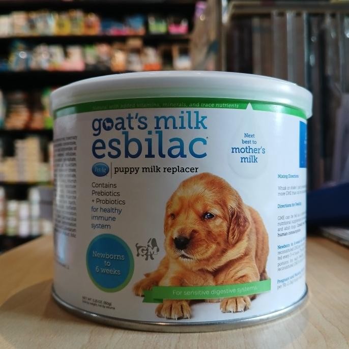 

BARU SUSU KAMBING FOR PUPPY ANJING ESBILAC GOAT MILK POWDER 150GR PET AG