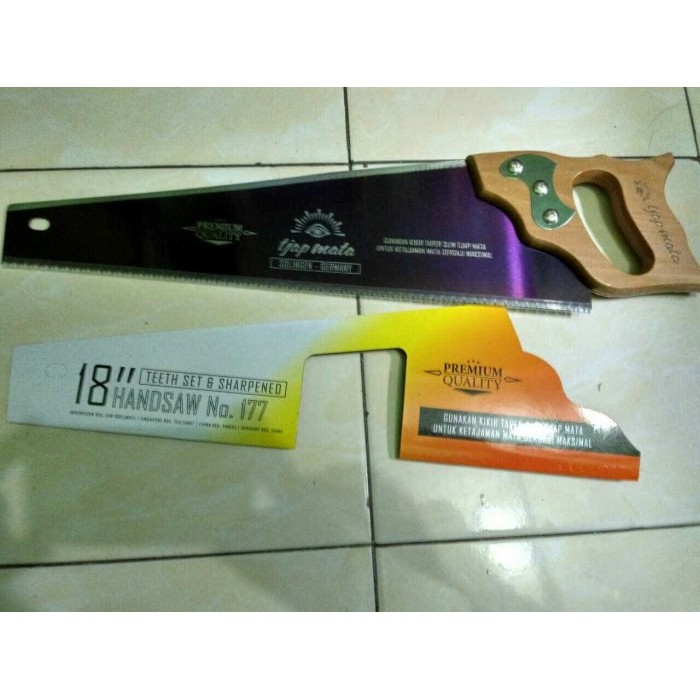 GERGAJI KAYU CAP MATA ASLI