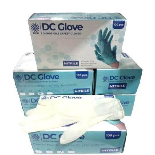 

BARU SARUNG TANGAN LATEX DC GLOVE NON POWDER ISI100PCS TERMURAH