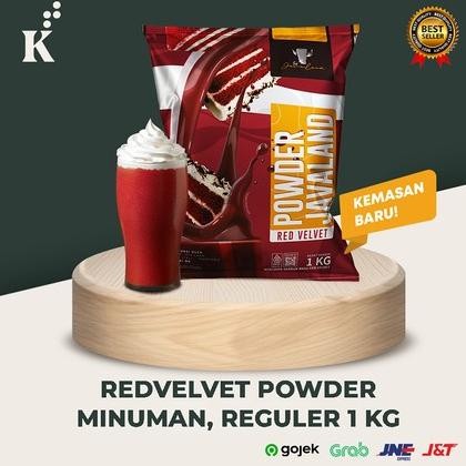 

BARU BUBUK MINUMAN RASA RED VELVET BUBBLE DRINK POWDER DRINK 1KG JAVALAND