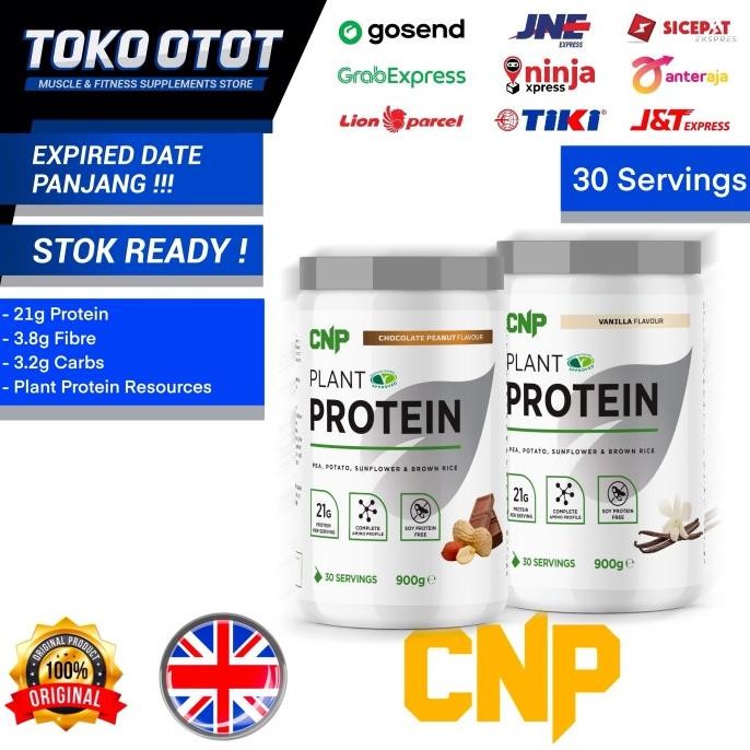 

BARU CNP PLANT PROTEIN POWDER VEGAN 30 SERVINGS 900G SUSU PROTEIN VEGAN SUSU GYM SUSU FITNES IMPORT CNP PROFESSIONAL MADE IN UK