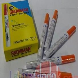 

SPIDOL PERMANENT PAINT MARKER SNOWMAN ORANGE Isi 12 PCS Termurah