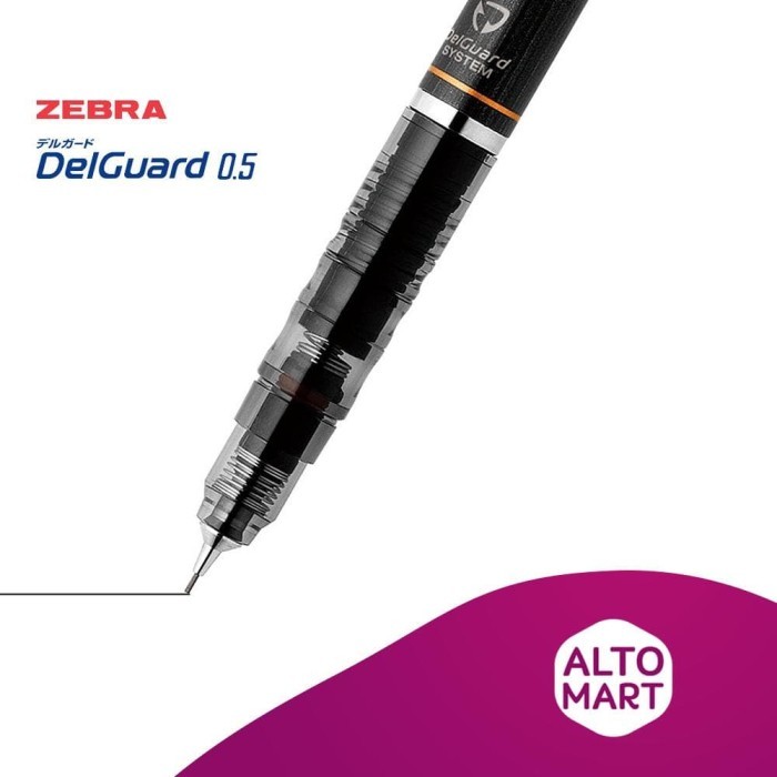 

Zebra Delguard Mechanical Pencil 0.5 mm pensil cetek mekanik 0.5mm