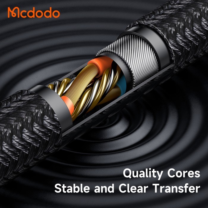MCDODO Converter Splitter iPhone to Jack 3.5mm Audio Call Open Mic