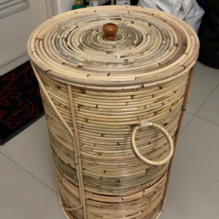 KERANJANG LAUNDRY KERANJANG BAJU LAUNDRY BAG ROTAN