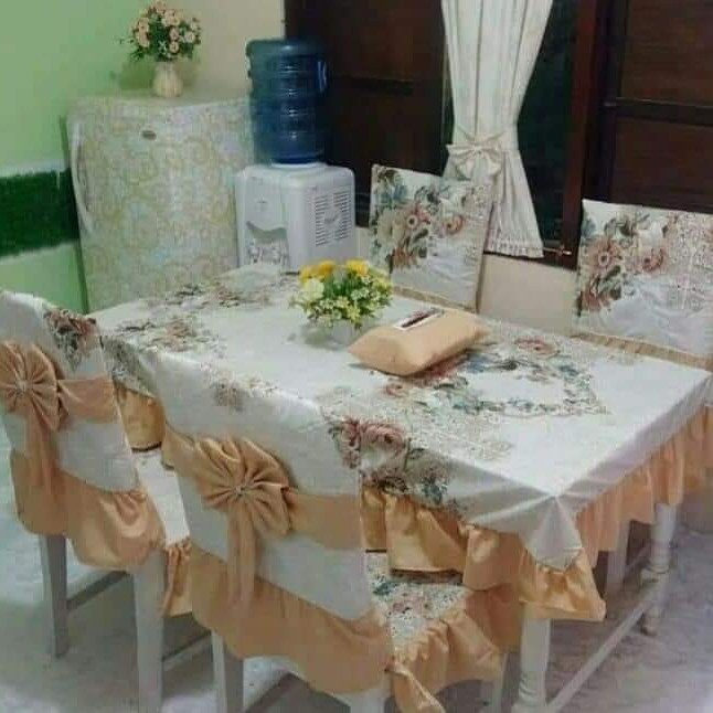 MELAYANI FAKTUR PAJAK set sarung kursi makan ( 6 kursi)