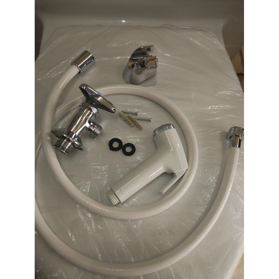 Stop Kran + Jet Shower TOTO Putih