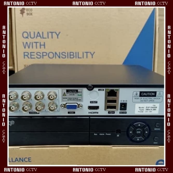 TERBARU Dvr Edge 8Ch 5Mp Semart Ultra 4k Hybrid 6in1 HOT SALE