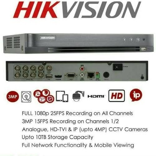 TERBARU DVR HIKVISION 8CH IDS-7208HQHI-Dvr Hikvision 8 Channel- Dvr cctv 8ch PROMO