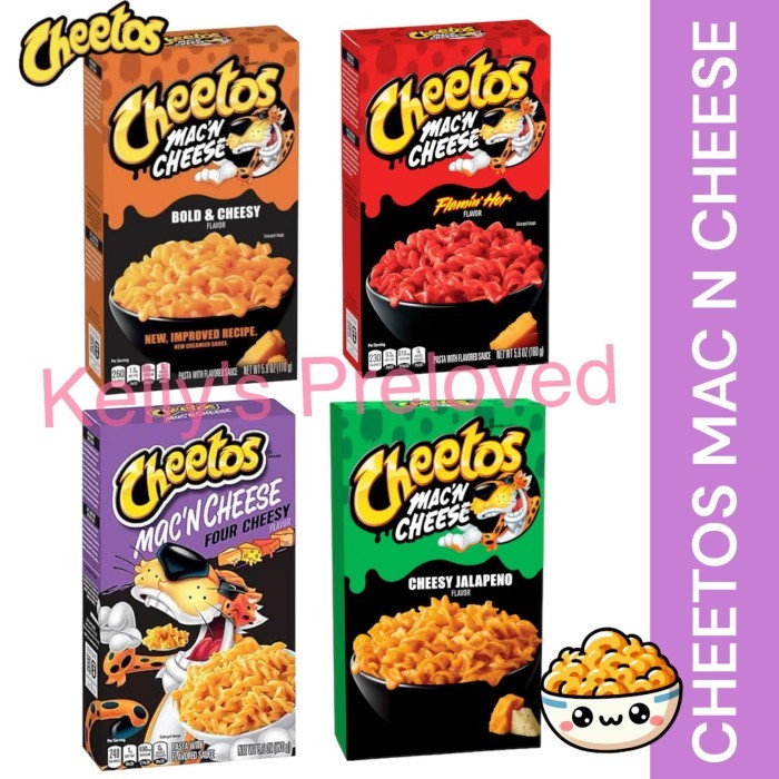 

CHEETOS MAC N' CHEESE MACARONI AND CHEESE PRODUCT OF USA