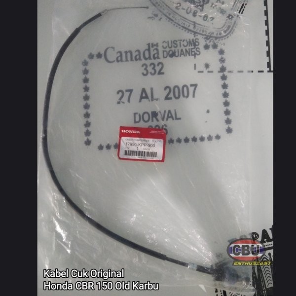 Kabel Choke Cbr 150 Old Karbu Barang Langka