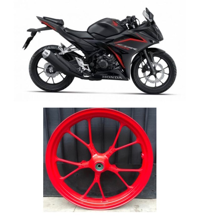 Velg Depan Honda Cbr 150 R 2021 Warna Merah Plus Laher Barang Langka