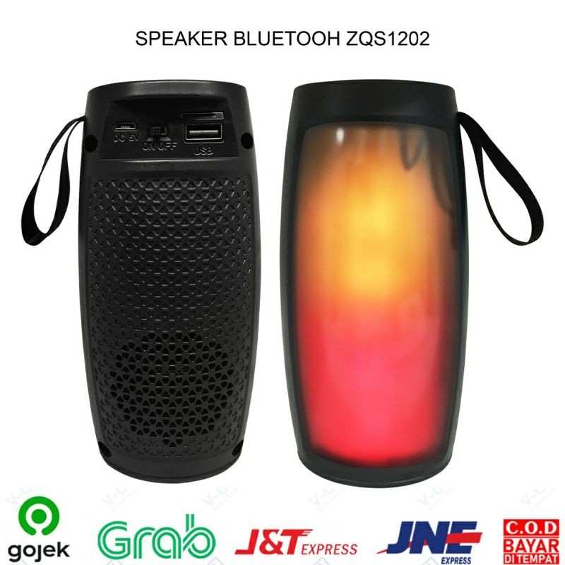 SPEAKER BLUETOOTH ZQS1202 SPEAKER WIRELLES PORTABLE LED