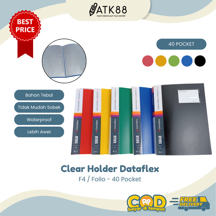 

Map Plastik Dokumen Display Book 40 Pocket Dataflex Clear Holder