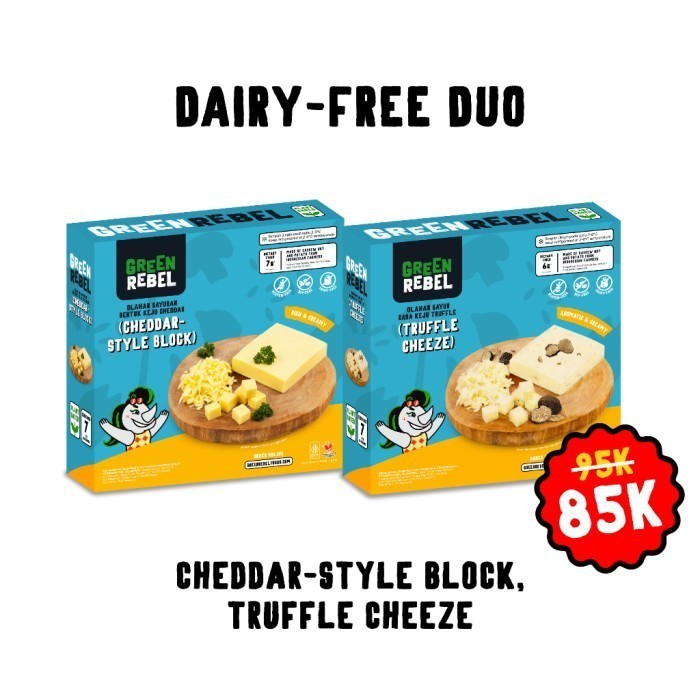 

TERLARIS TERLARIS TERLARIS GREEN REBEL DAIRY-FREE DUO BUNDLE KEJU NABATI MURAH!!! MURAH MURAH MURAH