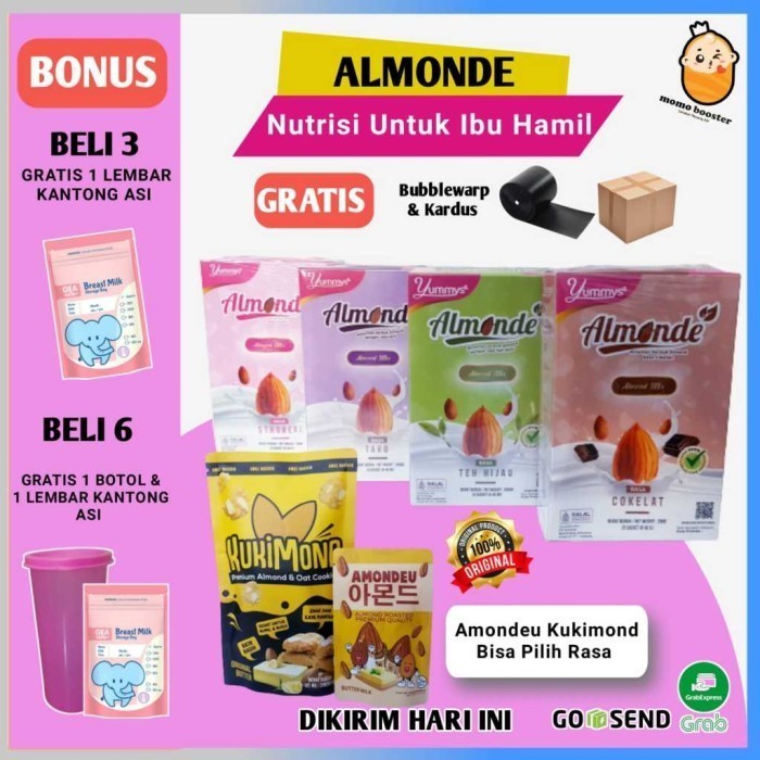 

TERLARIS TERLARIS TERLARIS [KEHAMILAN JANIN SEHAT] ALMONDE PREMIUM ALMOND MILK ALMOM MURAH!!! MURAH