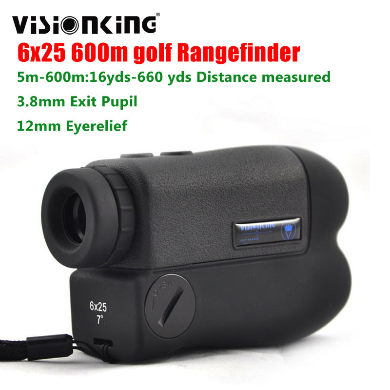 Visionking 6x25 600m Rangefinder Laser Binocular Hunting Gallery Meter Distance Tester Range Finder 
