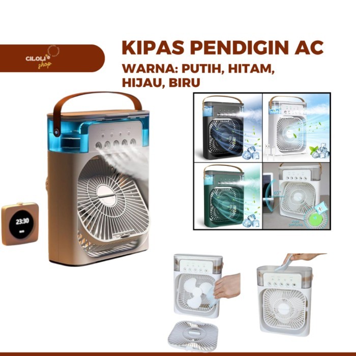 TERLARIS KIPAS PENDINGIN MINI AC PORTABLE KIPAS ANGIN AC MINI KIPAS AC PORTABLE KIPAS ANGIN AIR