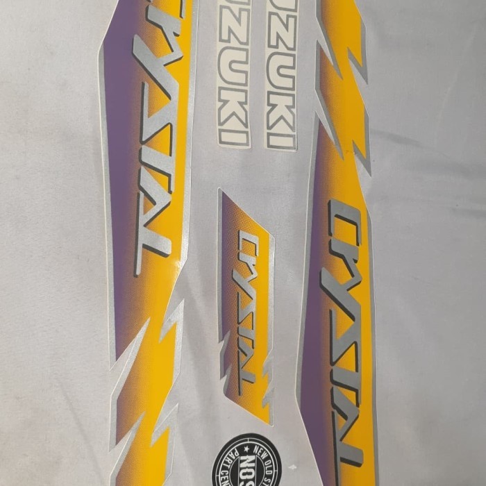Striping Sticker Suzuki Crystal Th 92 Dan 93 Copy Original Barang Langka
