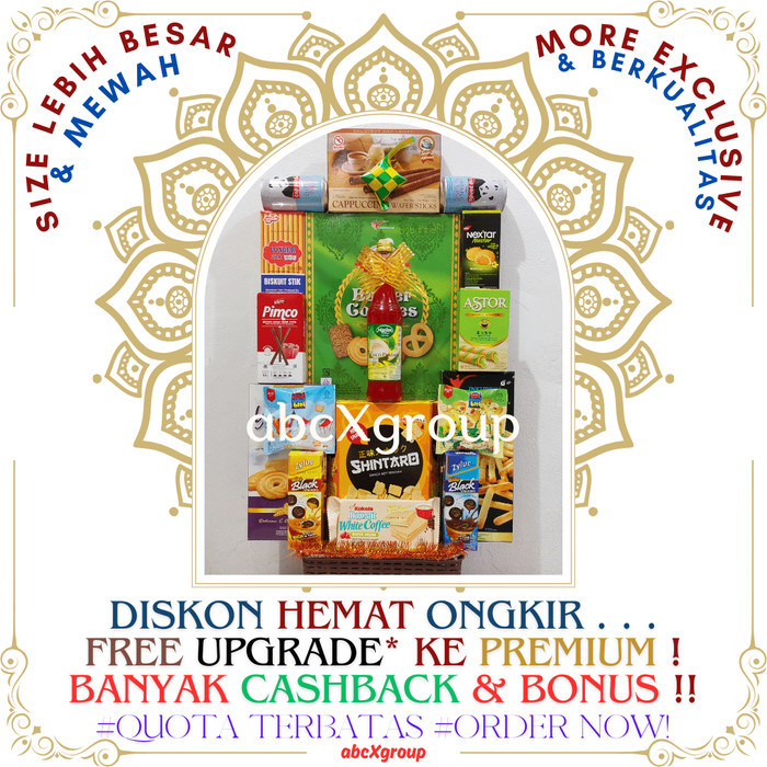 

Parcel Snack Parsel Lebaran Hampers Idul Fitri, Natal, Tahun Baru - M