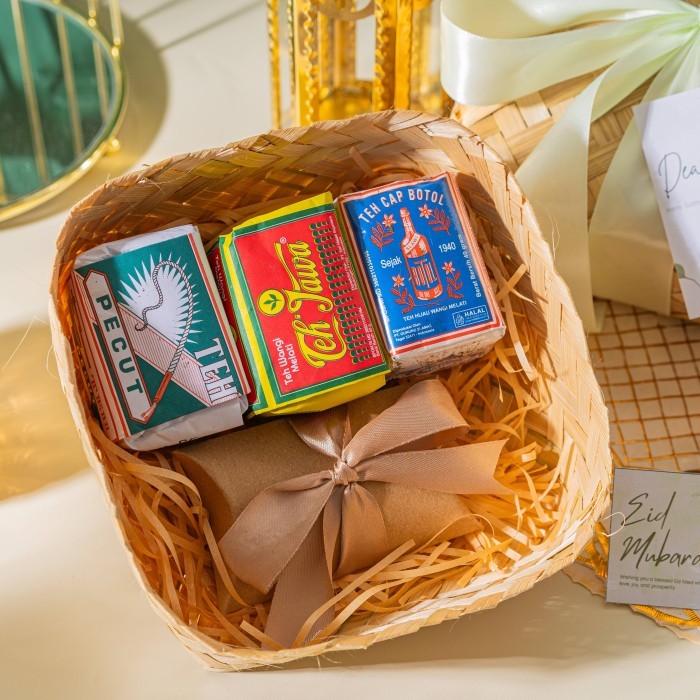 

HOT PROMO TEA HAMPERS SOUVENIR TEH ARTISAN LEBARAN - SHYLA HAMPERS SKR107