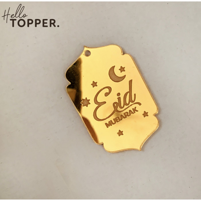 

COBA HAMPERS TAG LEBARAN EID MUBARAK ACRYLIC HIASAN KADO GIFT QLH954