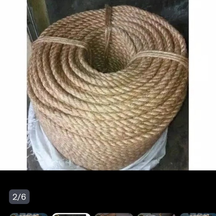 @@@@] Tali Manila 18mm Tali Tambang 18 MM Tali Tarik Tali Kapal Tali Dadung Tampar