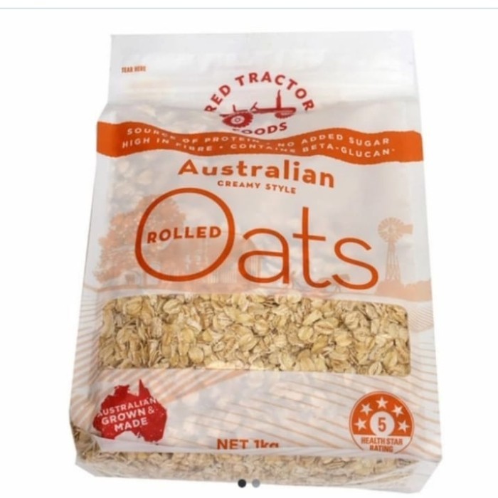 

<<<<<] Red Tractor Australian Rolled Oats 1kg Oat Red Tractor Australian Rolled Oat