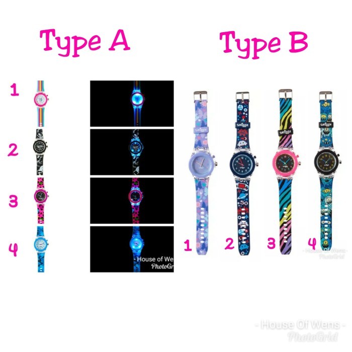 SMIGGLE LIGHT GIFT TIME WATCH - JAM TANGAN ANAK SMIGGLE