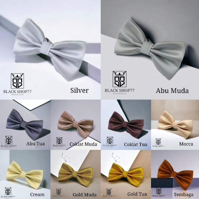 Dasi Kupu Kupu Motif Bintik Hijau Army/Lumut Premium Elegance