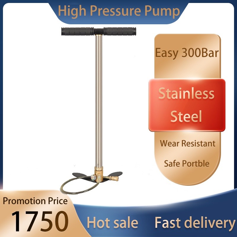 Senapan Angin, Pompa Tangan PCP 3 Tahap Bertekanan Tinggi, 4500psi |714ji9HC|
