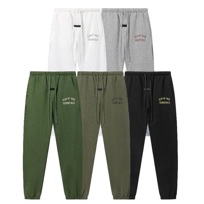 ✨✨ Celana Jogger Baggy Trekking Drawstring Motif Huruf FEAR OF GOD ESSENTIALS Baru Celana Olahraga U
