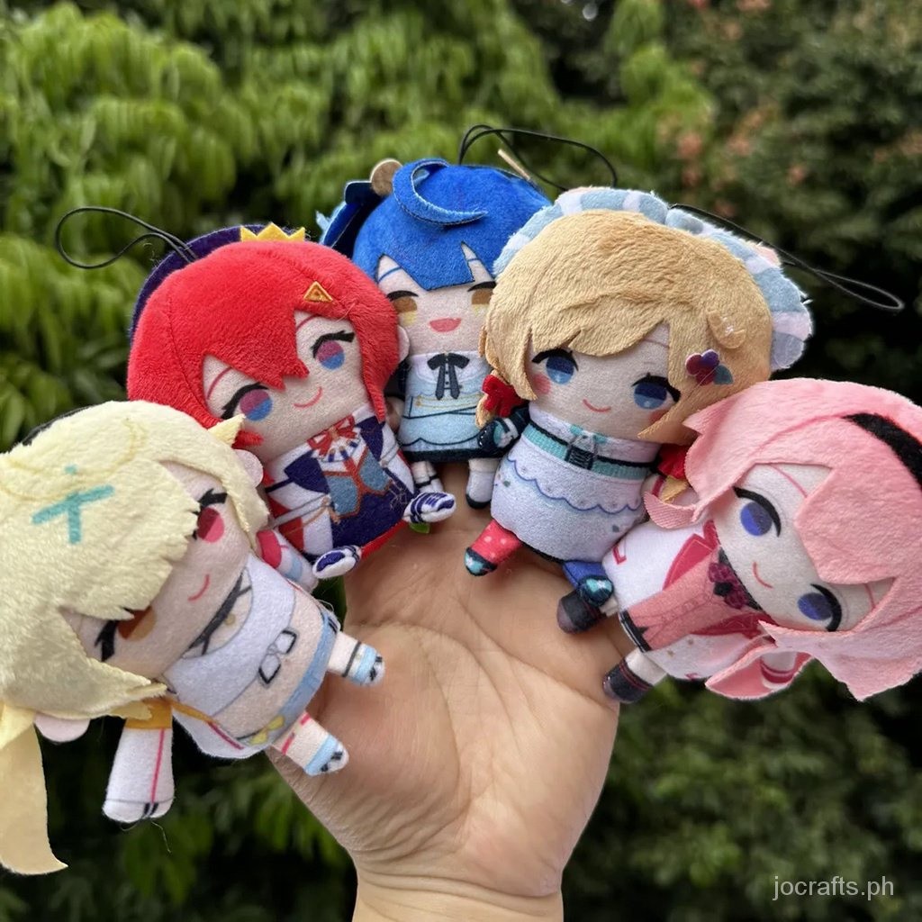 Boneka Katun Isi 12cm Minato Aqua Tokino Sora Mirai Akari Siro Kanakana Mizuryu Kei Boneka Mewah Had