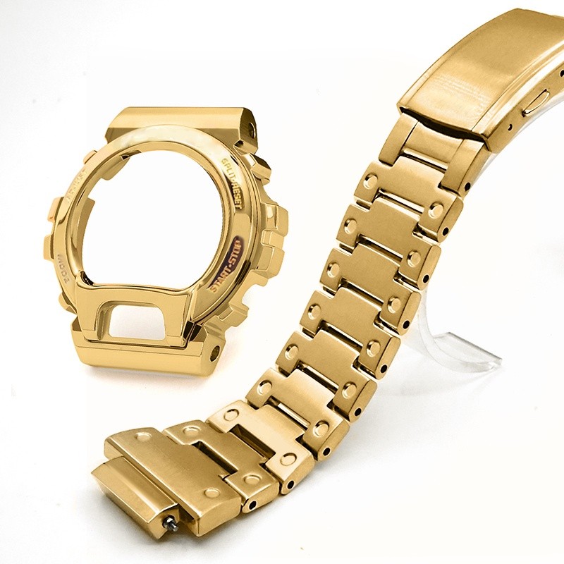 Bezel Tali Jam Tangan Pelindung Stainless Steel Untuk Casing Seri DW-6900 DW-6900SLG-1 DW-6900SN-1 D