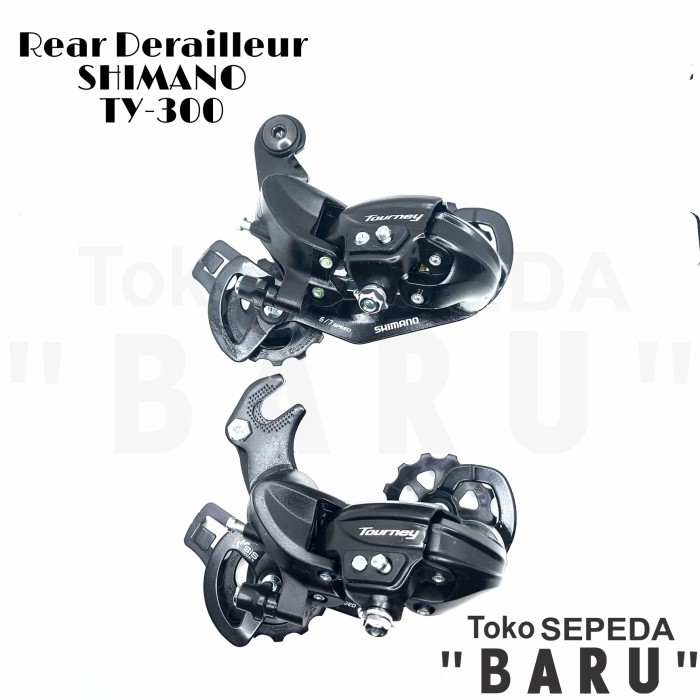 Sepeda Tb - Rear Derailleur Rd Shimano Tourney Ty-300 Ori