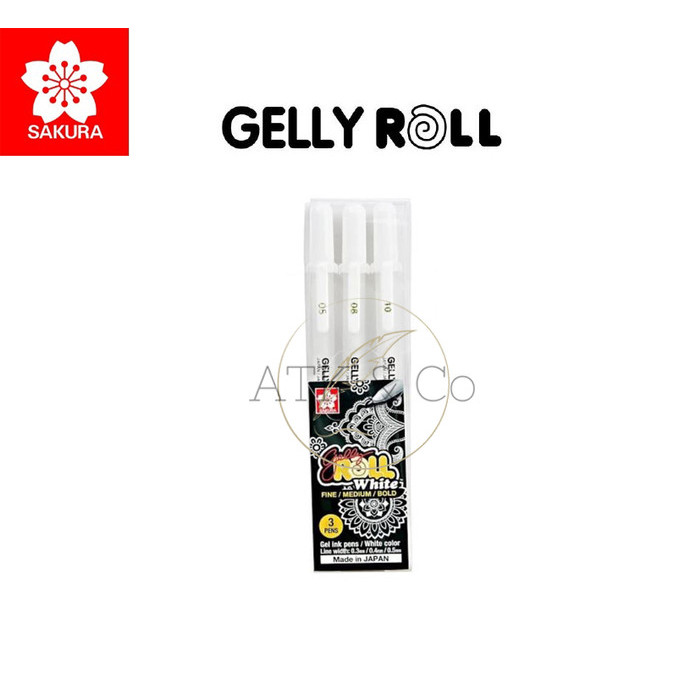 

Sale Sakura Gelly Roll Classic White Gel Pen Set - Pulpen Gel Putih Set