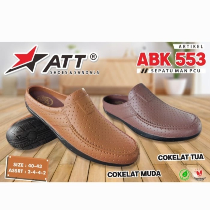 SANDAL SEPATU KARET PRIA MERK ATT ABK 553